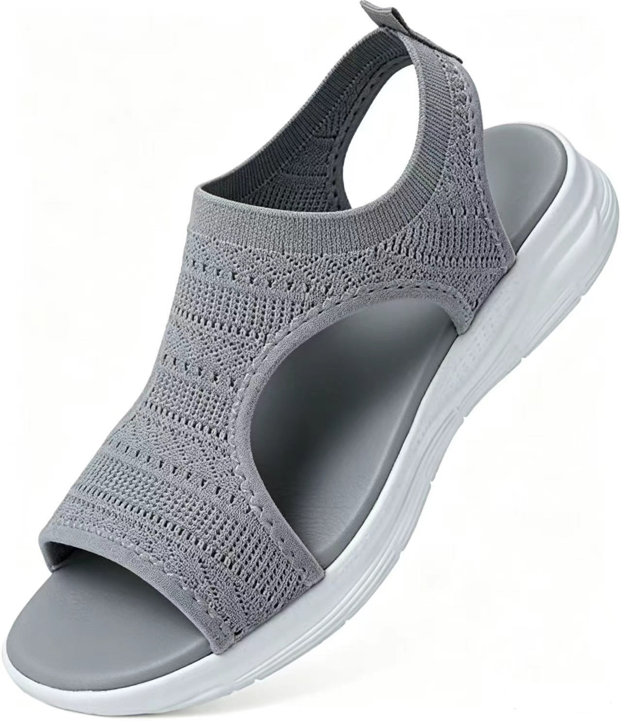 🌺  Sandalias planas, cómodas, transpirables y de punta abierta para mujer en verano.